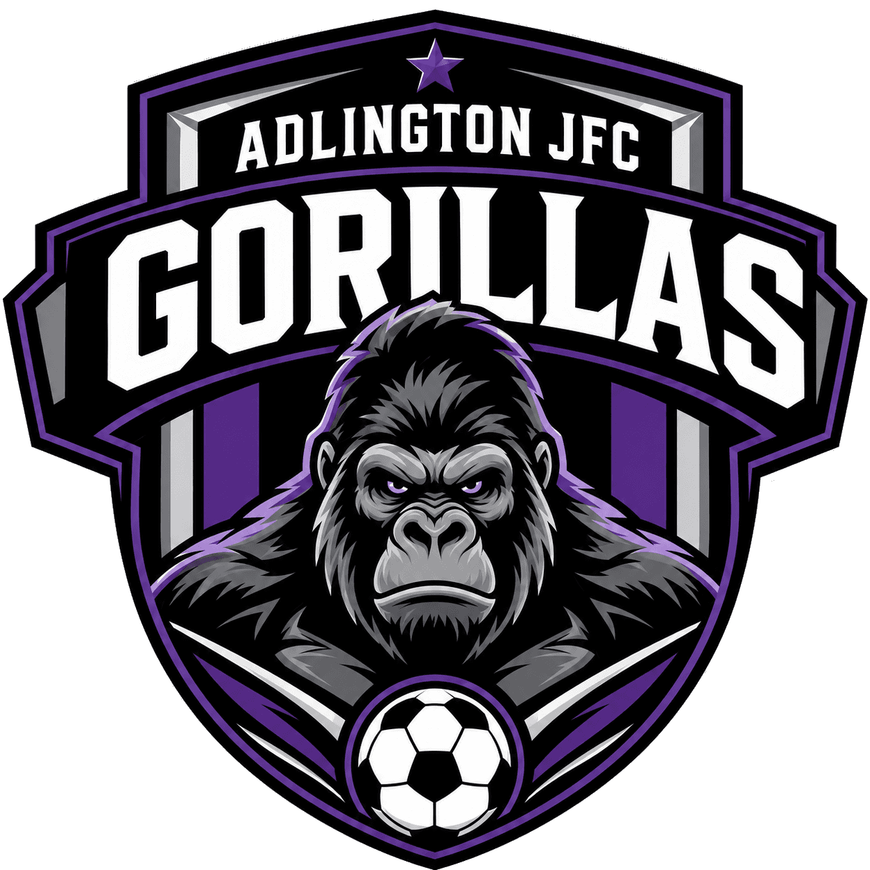 Adlington JFC Gorillas team shield