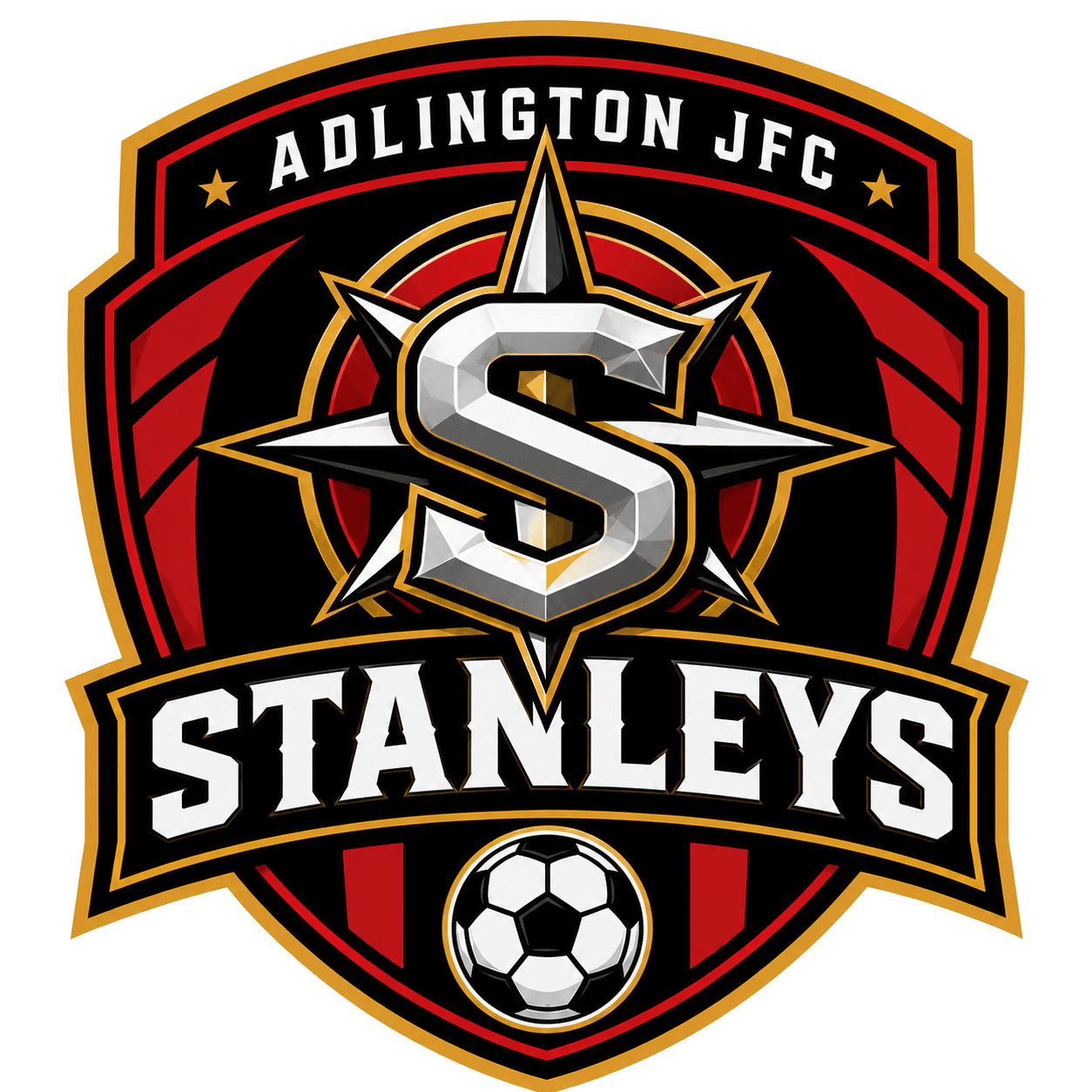 Adlington JFC Stanleys team shield