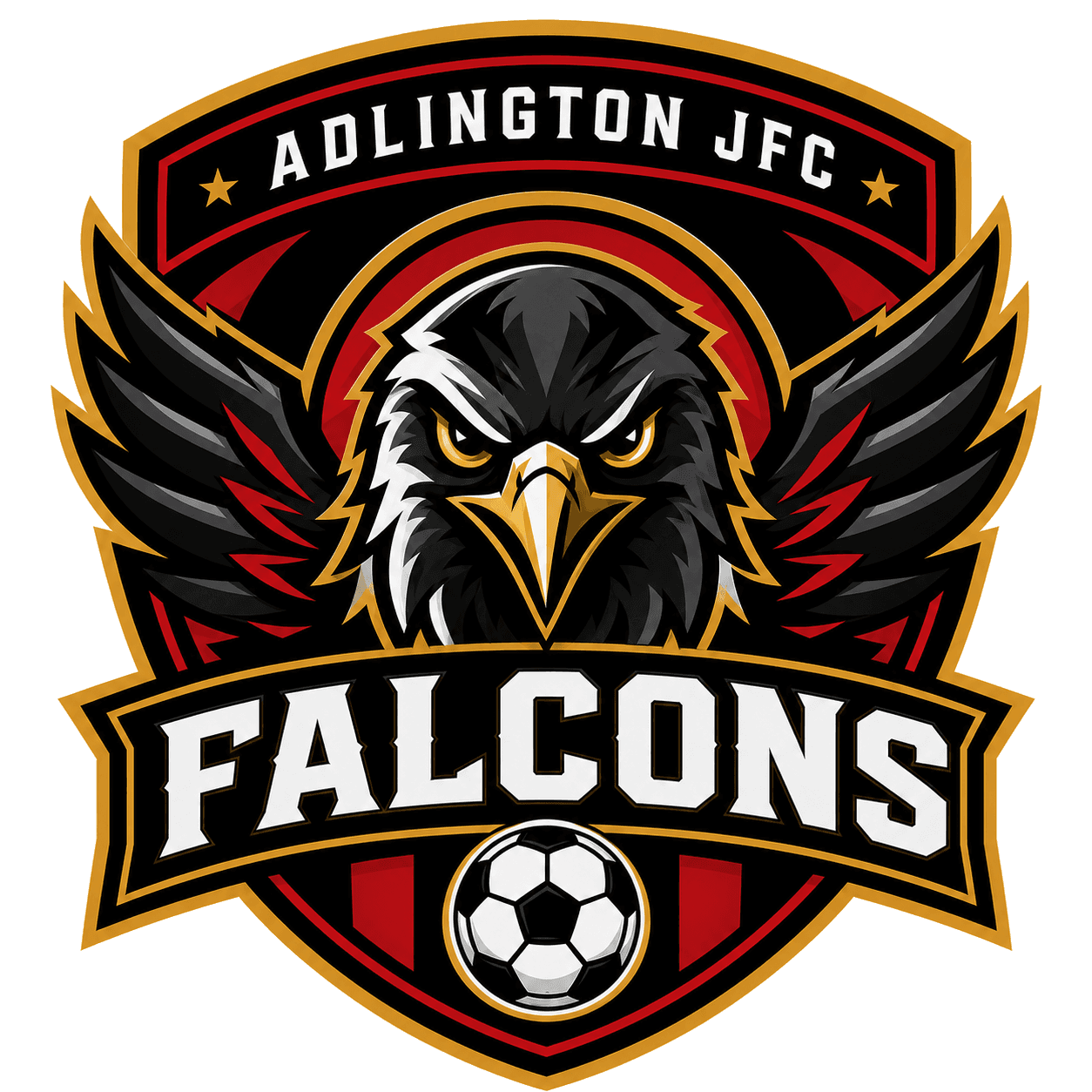 Adlington JFC Falcons team shield