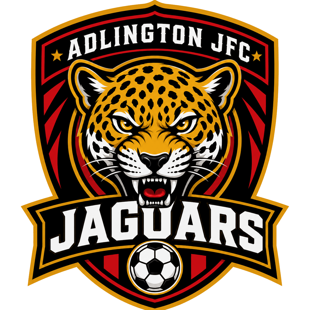 Adlington JFC Jaguars team shield