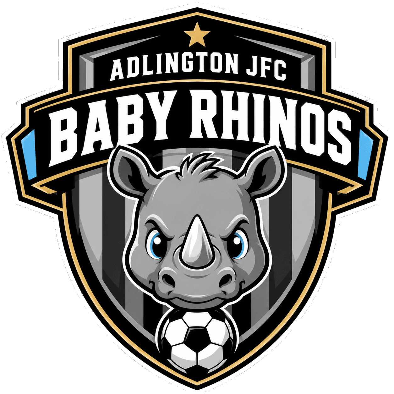 Adlington JFC Rhinos team shield